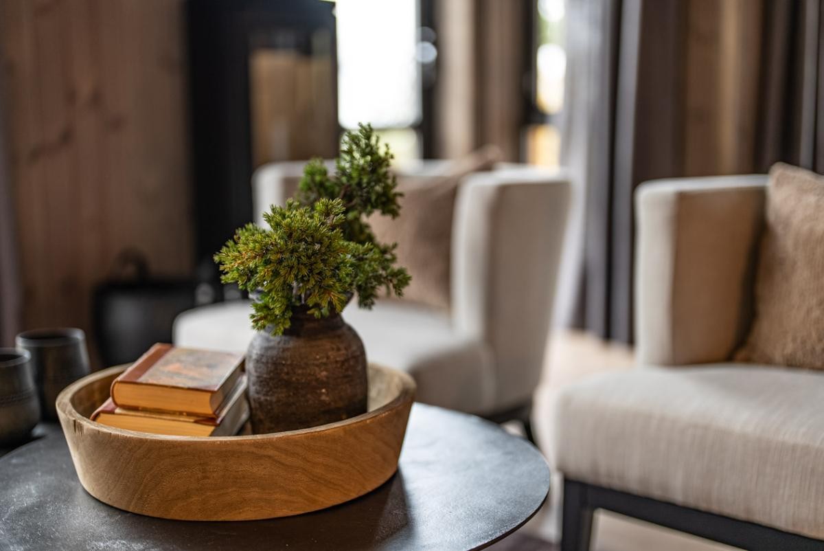 Interiørbilder fra en lik hytte. Farger og produkter kan avvike fra leveransen. Galleribilde