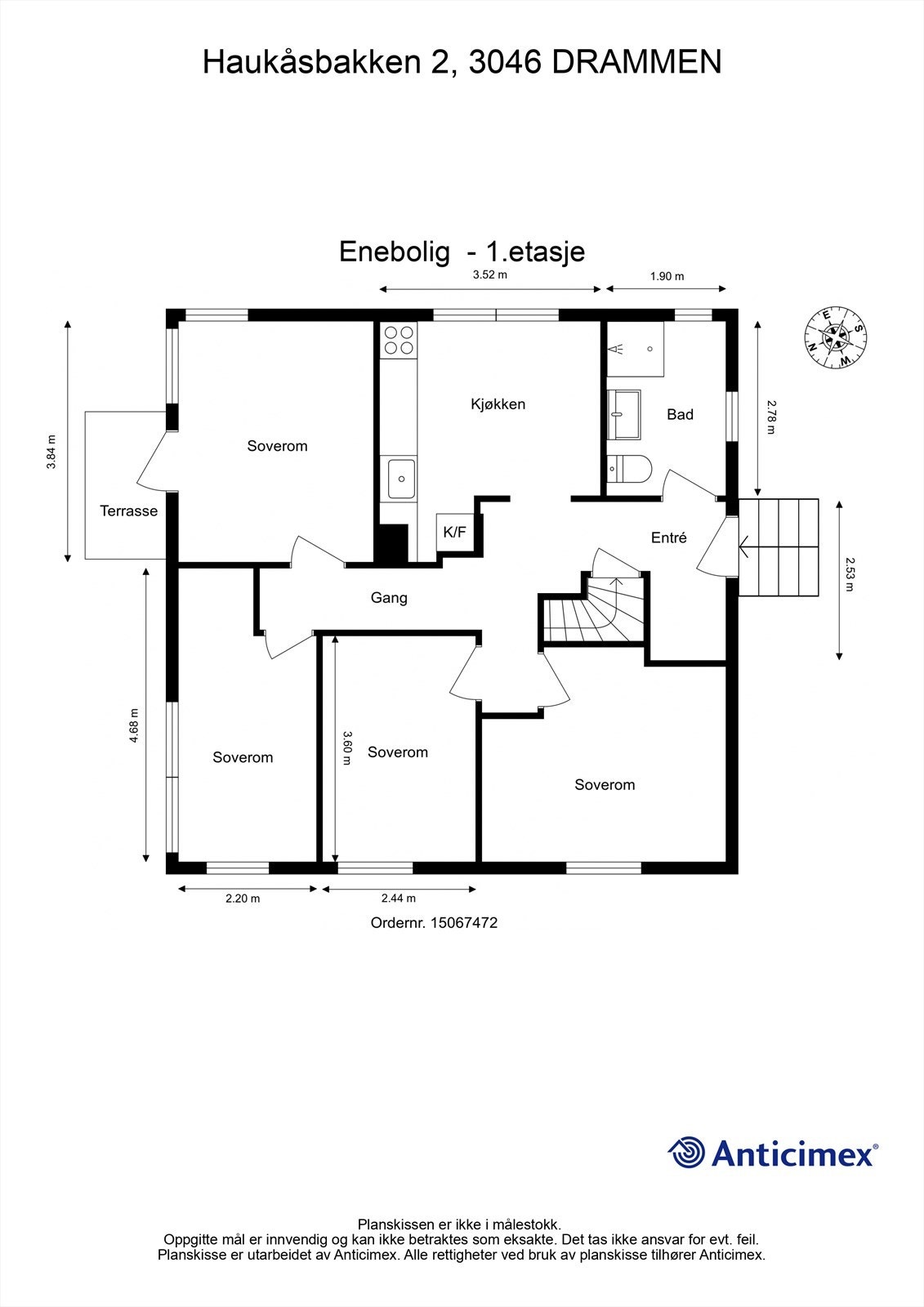 Plantegning - 1. etasje Galleribilde