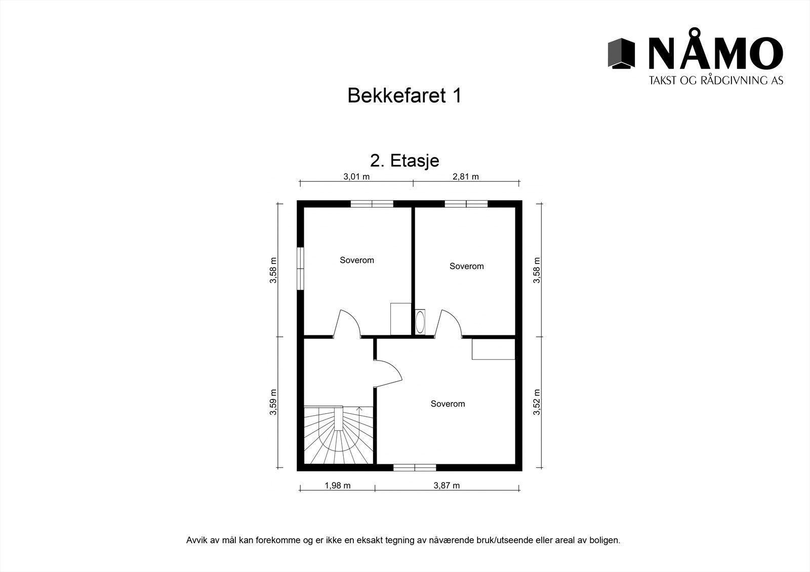 Plantegning 2. etasje Galleribilde