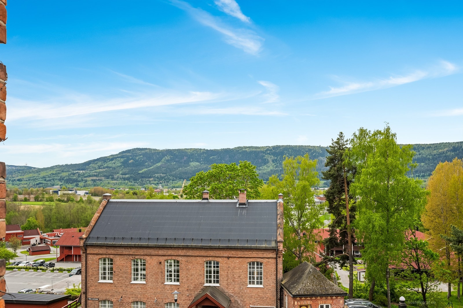 Utsikt fra balkongen Galleribilde