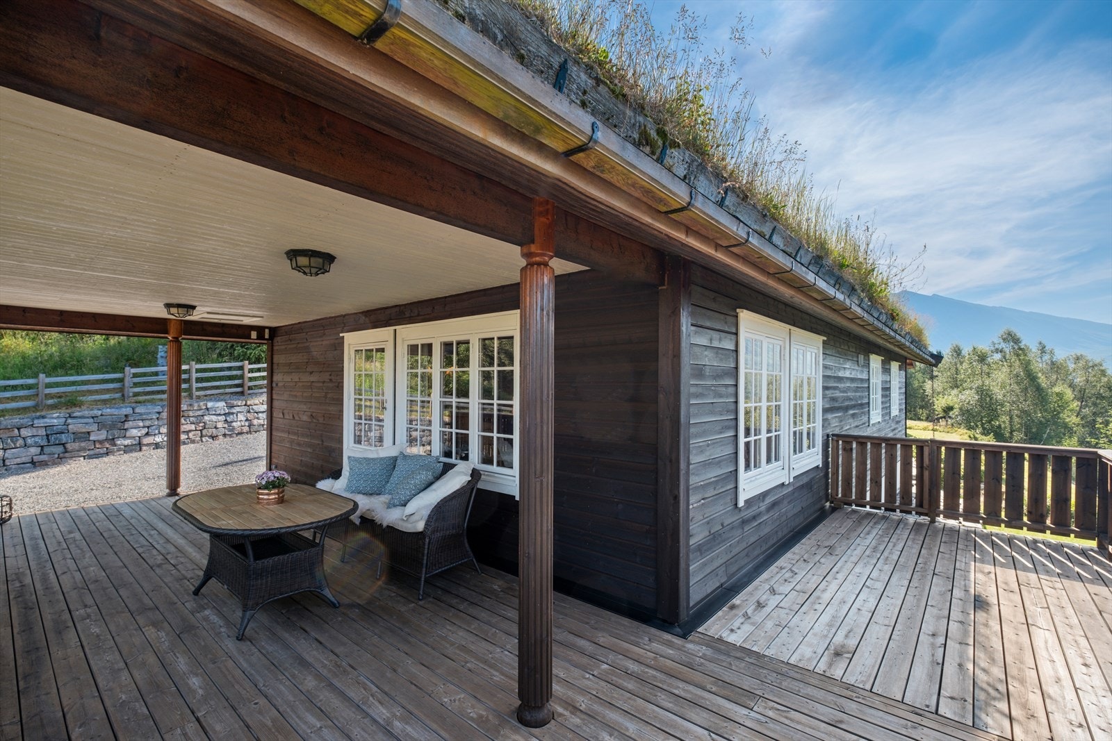 Overbygget del av terrassen Galleribilde