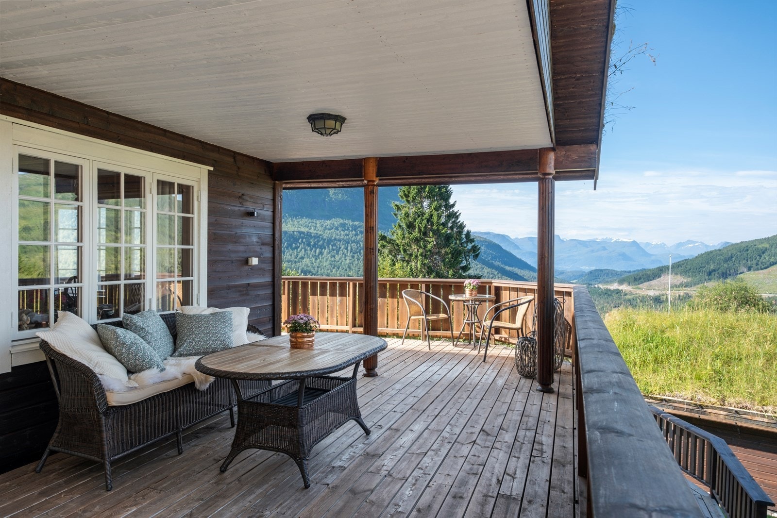 Overbygget del av terrassen Galleribilde