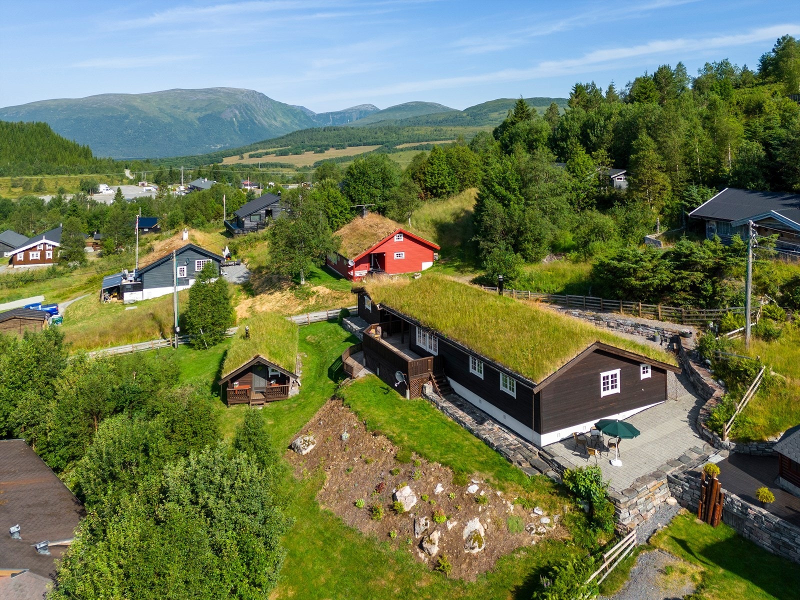 Dronefoto Galleribilde