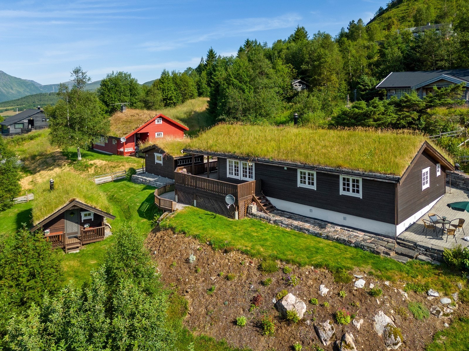 Dronefoto. Foto: Ingvald Kaldhussæter Galleribilde