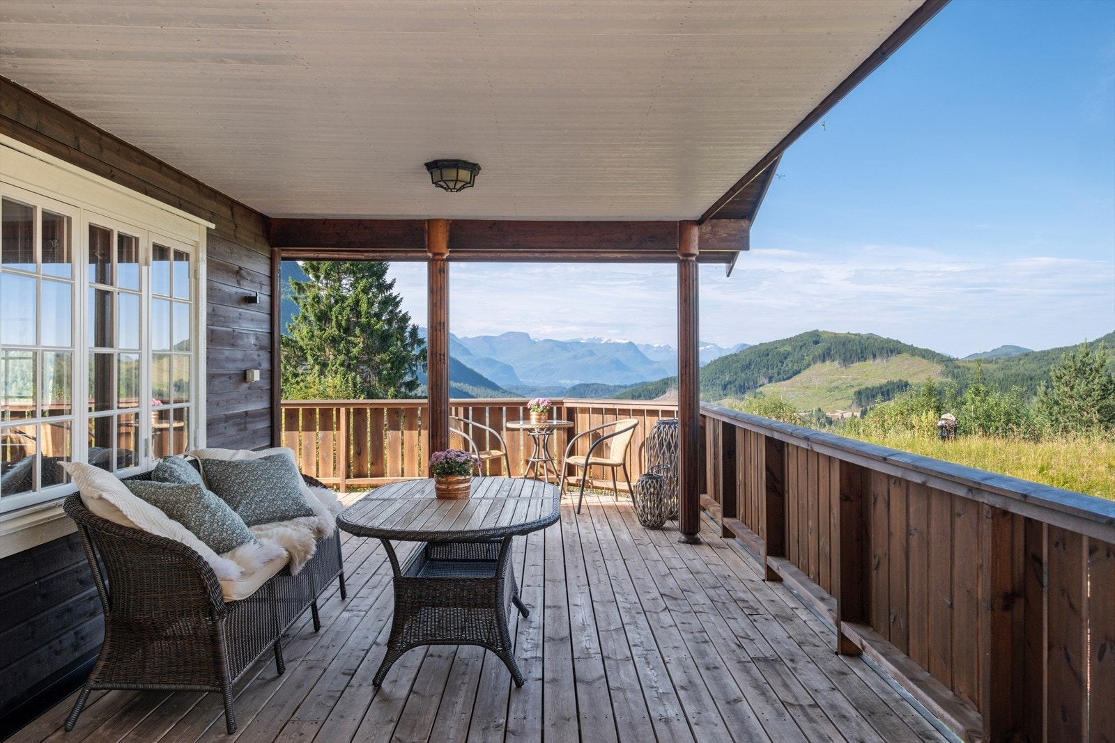 Overbygget del av terrassen Galleribilde