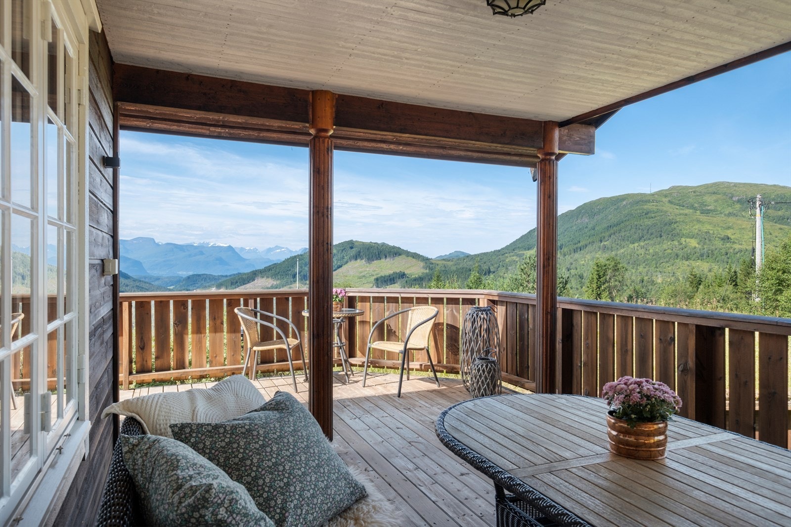 Overbygget del av terrassen Galleribilde