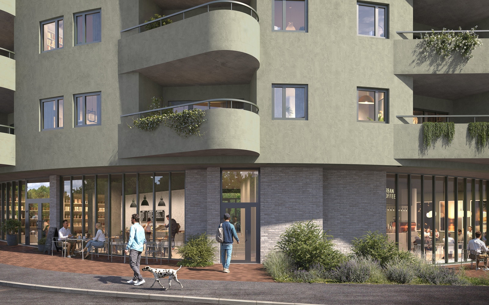 Eksponering rett mot Kirkeveien Galleribilde