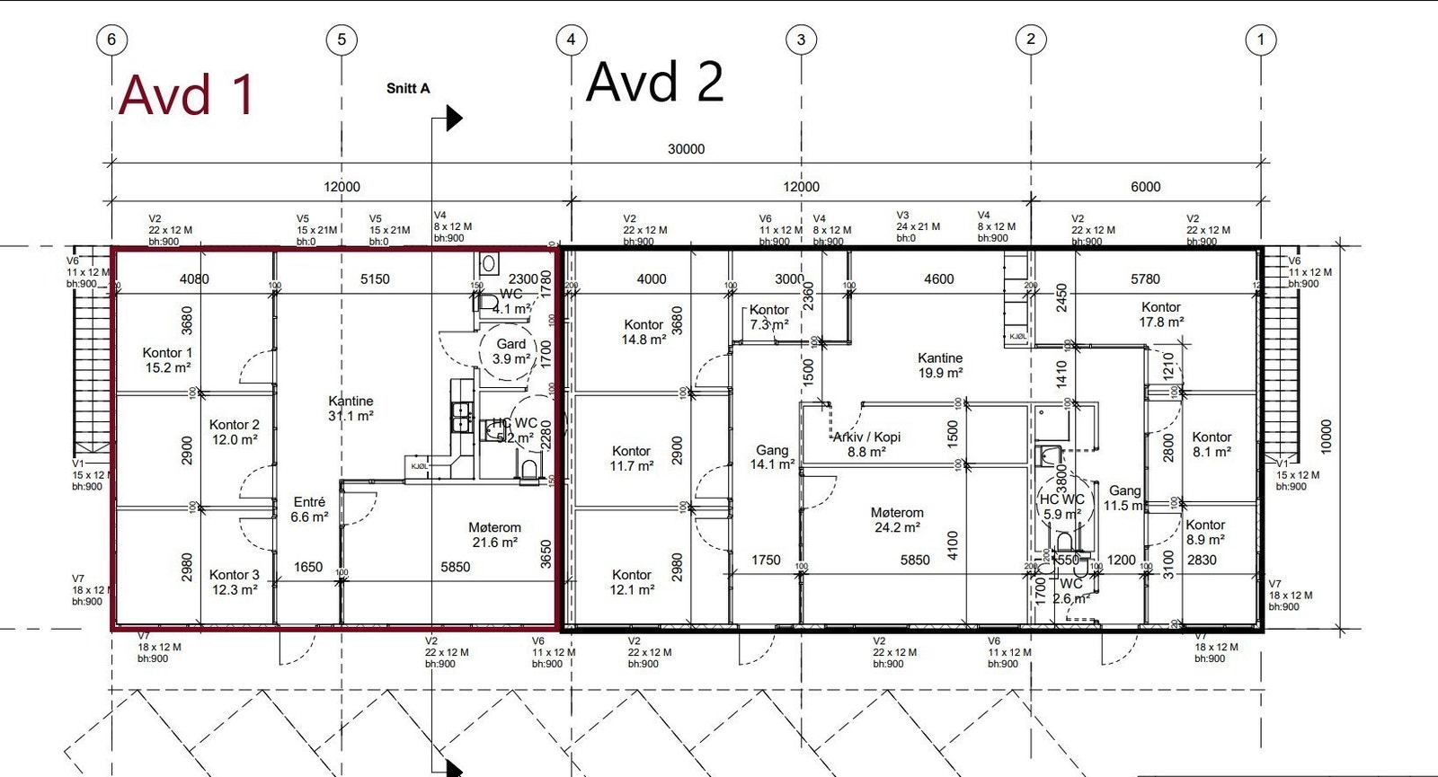Plantegning Galleribilde