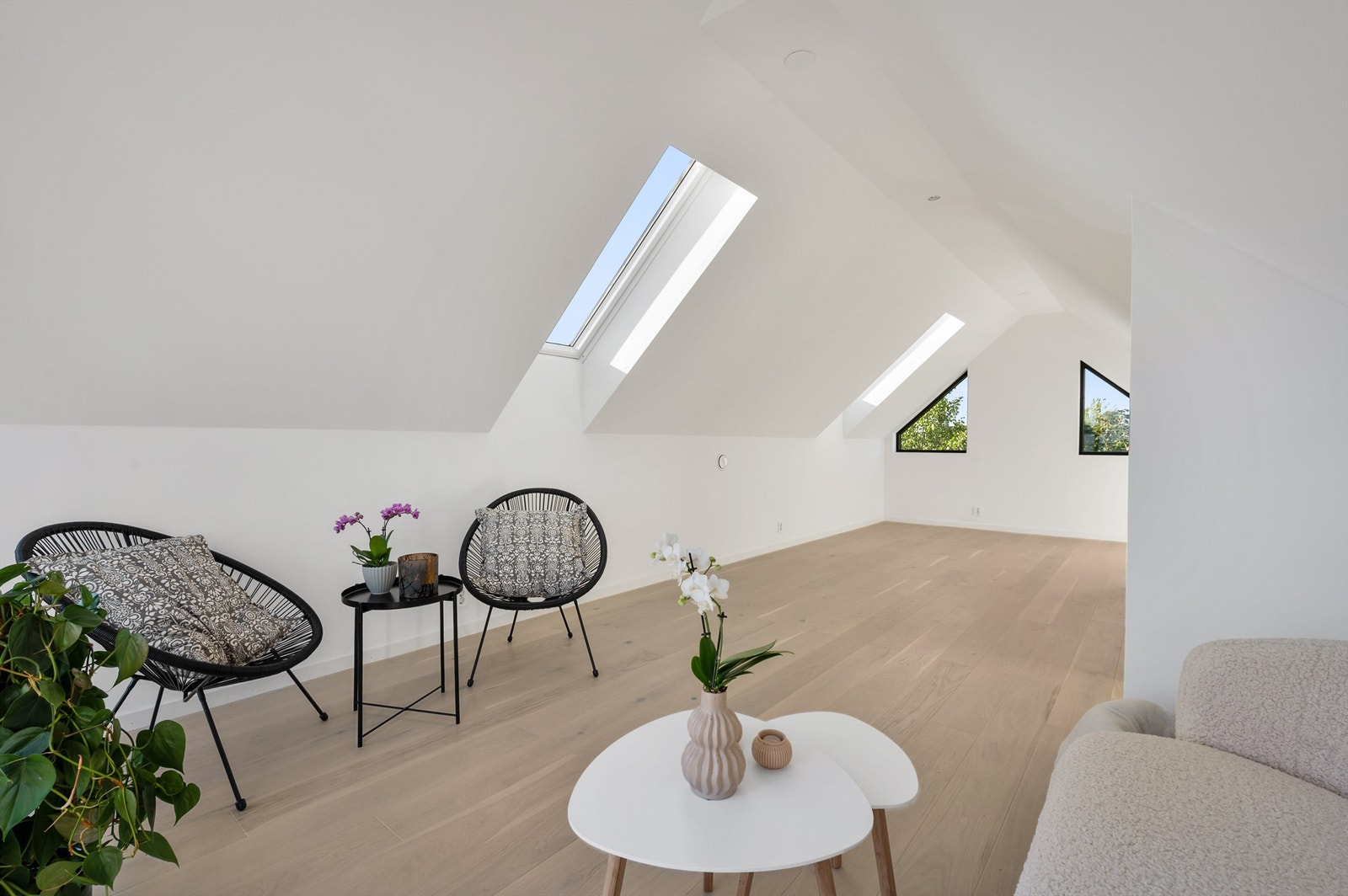 Loftstue. Galleribilde