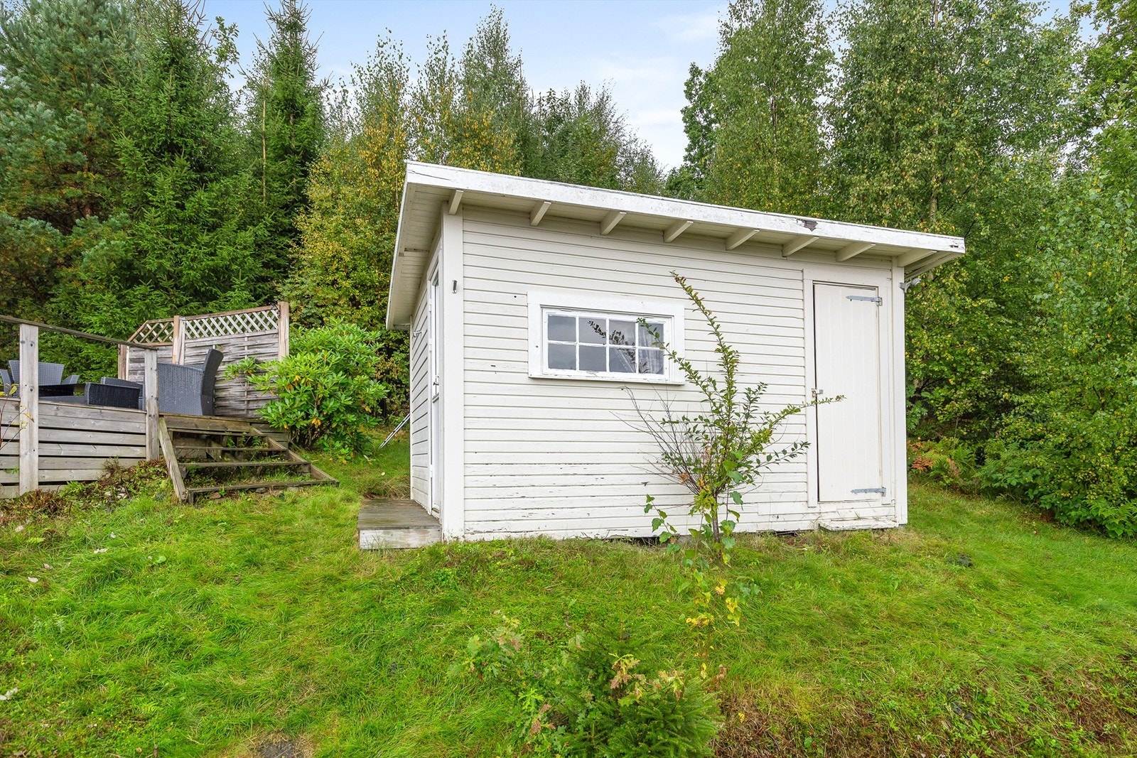 Tilgang til et frittstående anneks fra 1976 på ca. 12 kvm Galleribilde