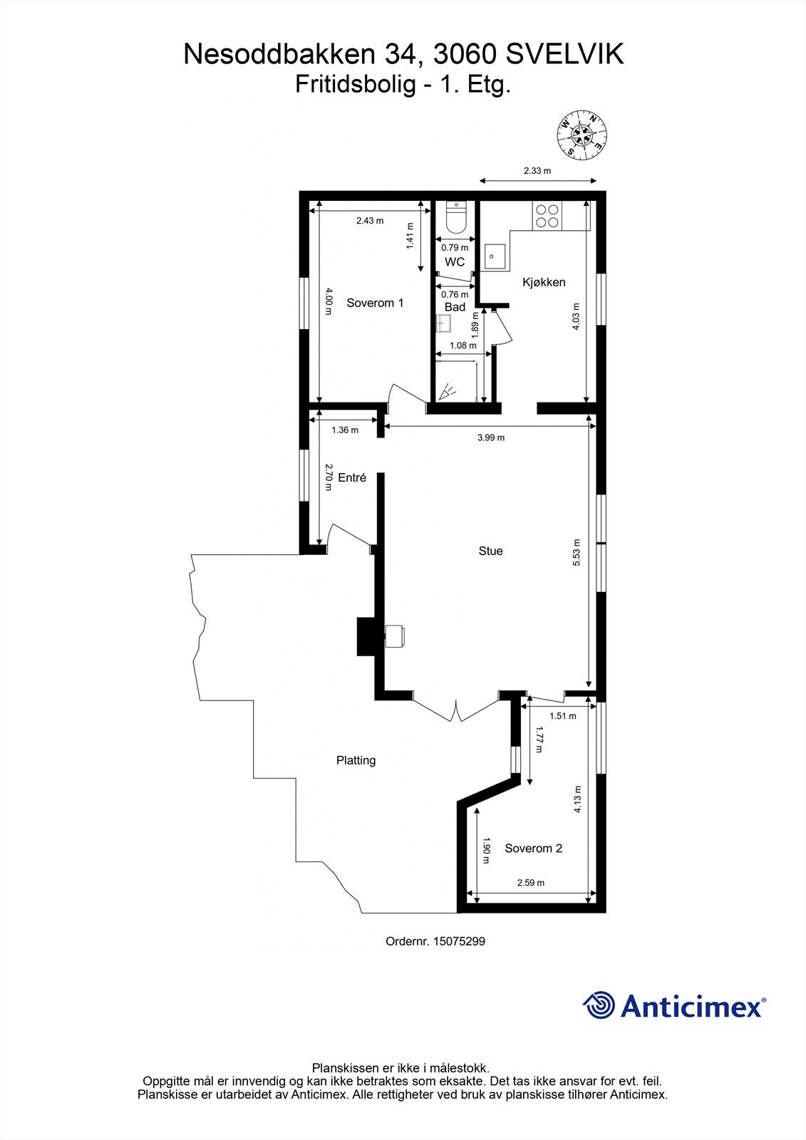 Plantegning - 1. etasje Galleribilde