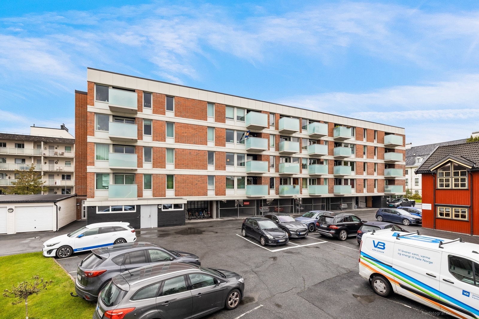 Fasade bilde av blokken. Foto: Haiman Askari/Knipzet AS Galleribilde