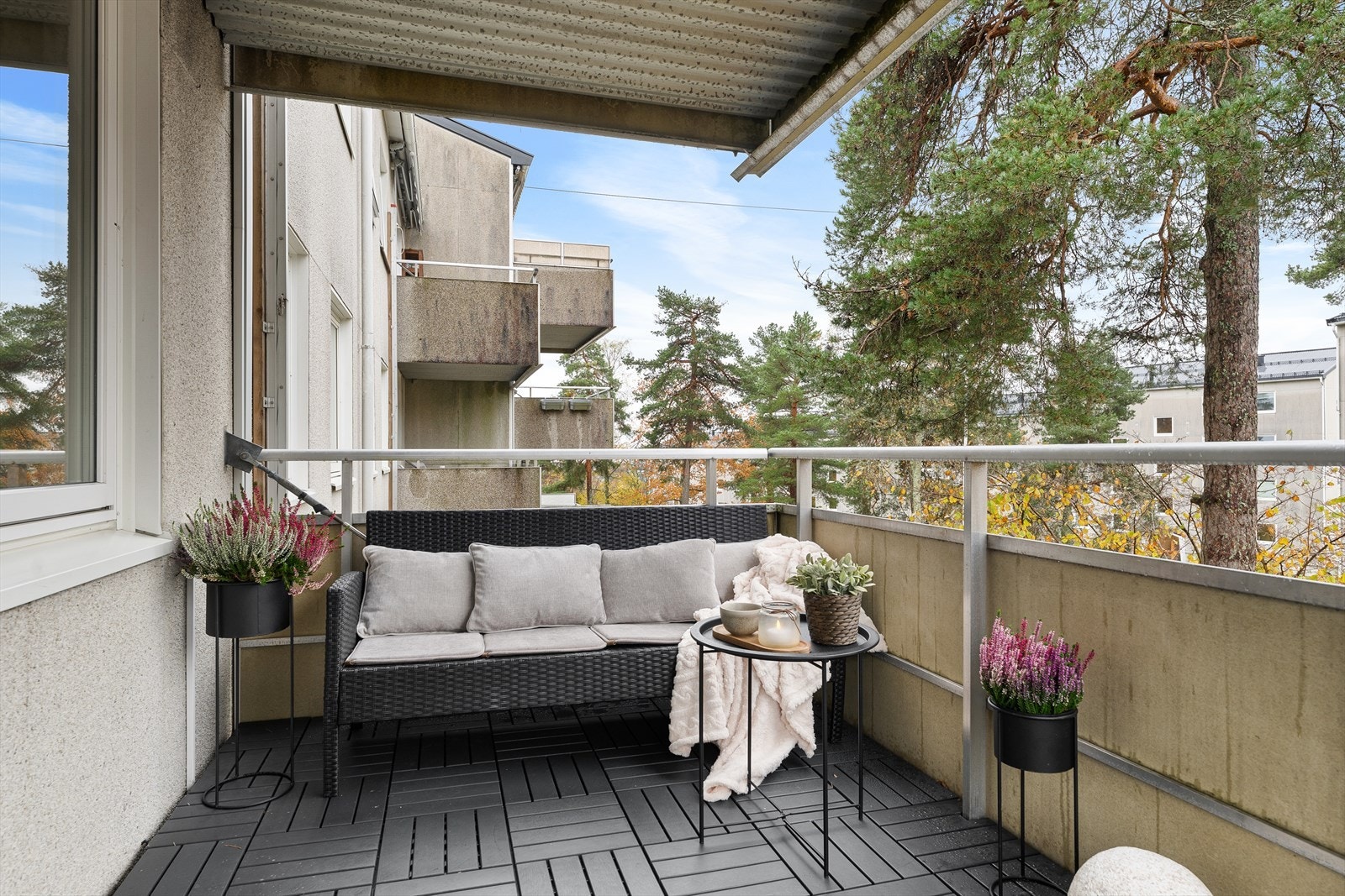 Terrasse på 9 kvm og gode solforhold Galleribilde