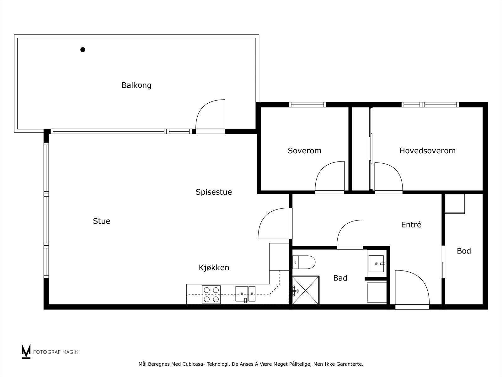 Plantegning Galleribilde