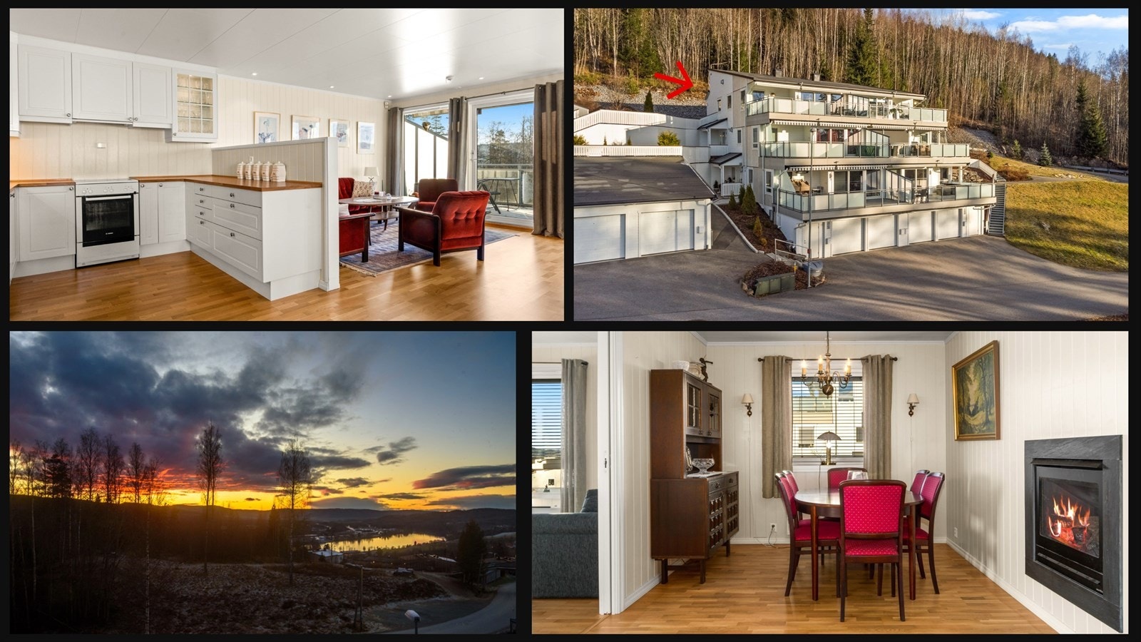 Velkommen til Guldbækåsen 38 - Velholdt 4-roms topp-leilighet med magisk utsikt! Galleribilde