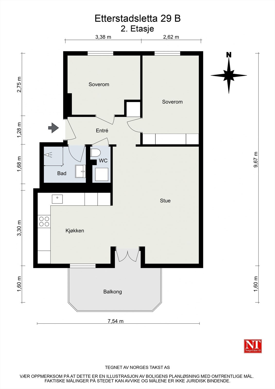 Plantegning Galleribilde