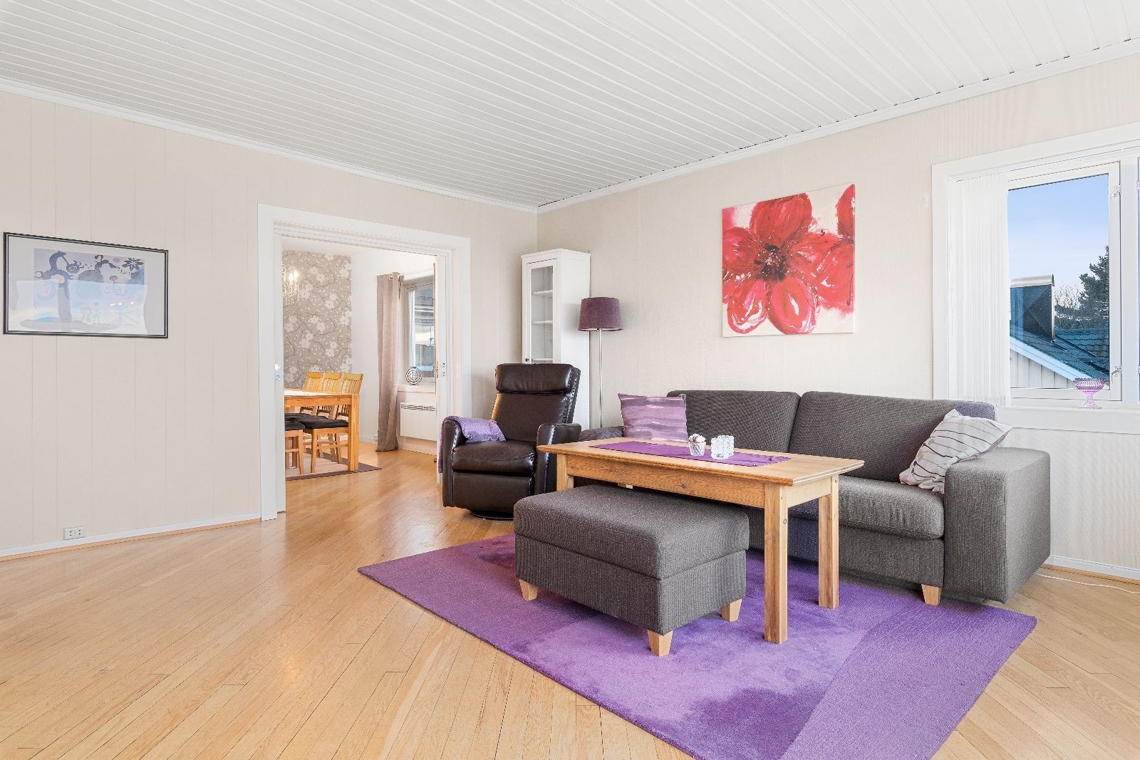 Leiligheten har en praktisk planløsning. Galleribilde