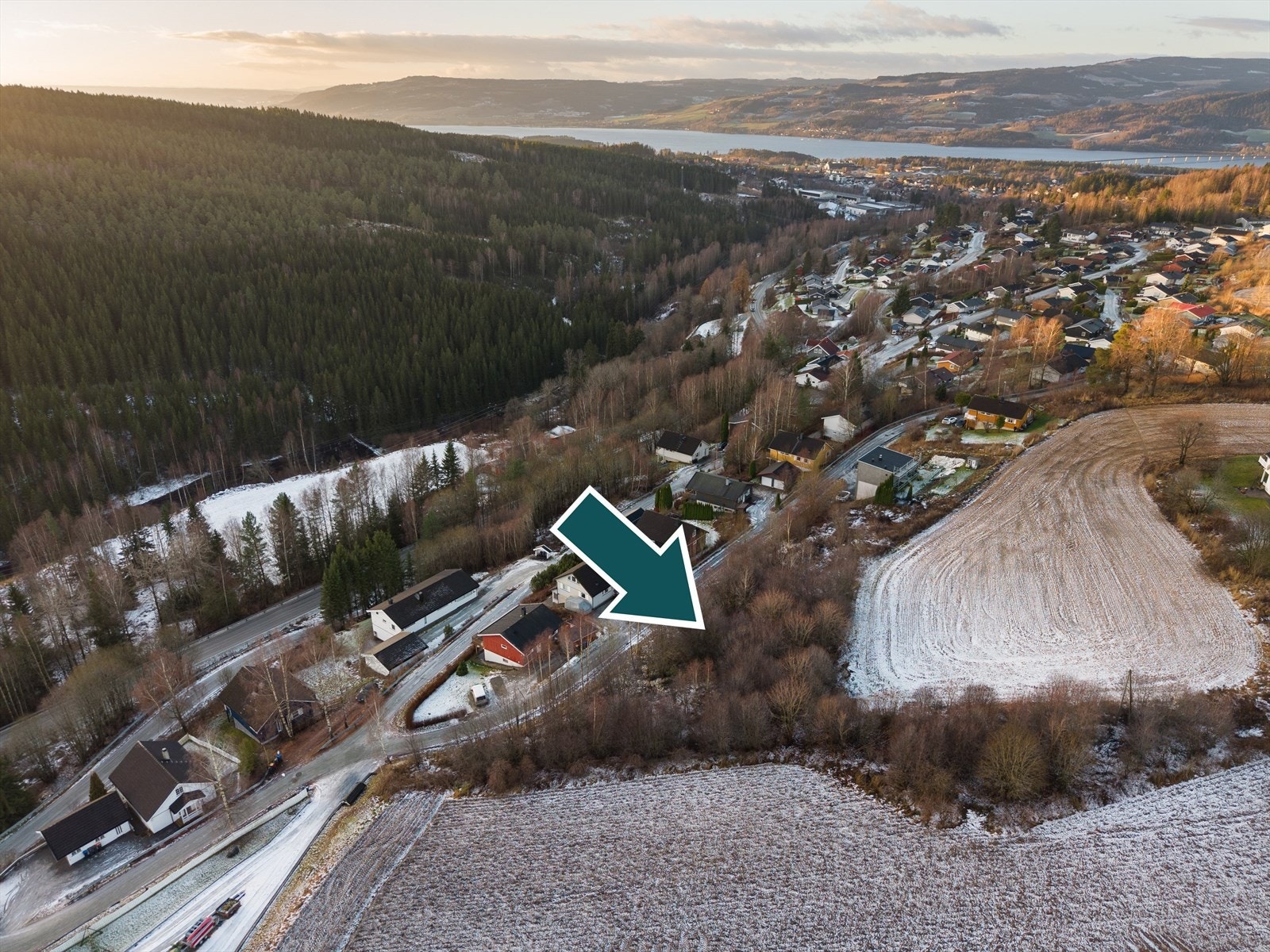 Aspelienga 21 - Boligtomt i populært og veletablert boligområde på oversiden av Moelv. Galleribilde