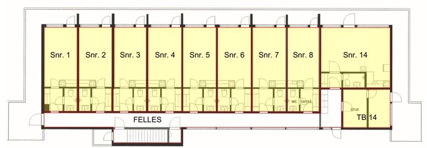 Plantegning. Galleribilde