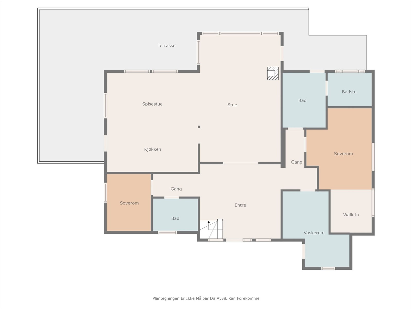 Plantegning 1.etasje Galleribilde