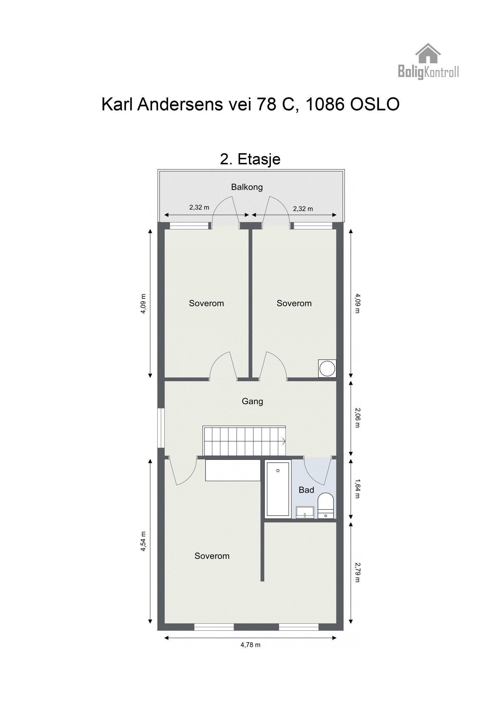 Plantegning - 2. etasje Galleribilde