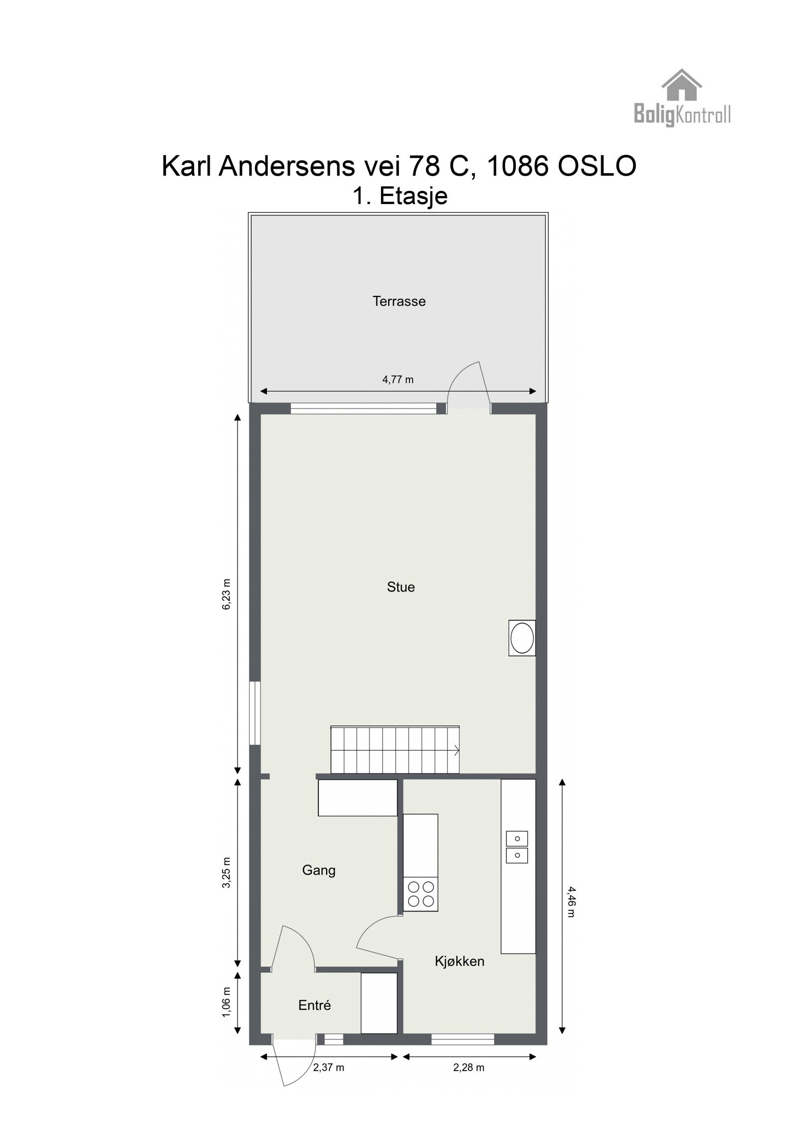 Plantegning - 1. etasje Galleribilde
