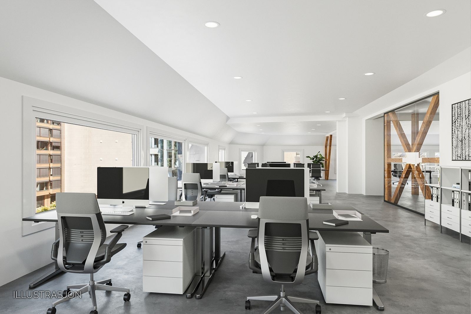 Illustrasjonsbilder av lokalet Galleribilde