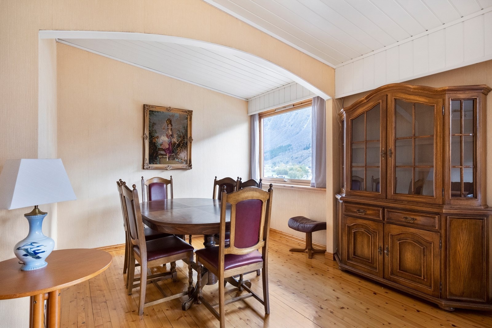 Her er det inntegnet et soverom som i dag er åpnet opp Galleribilde