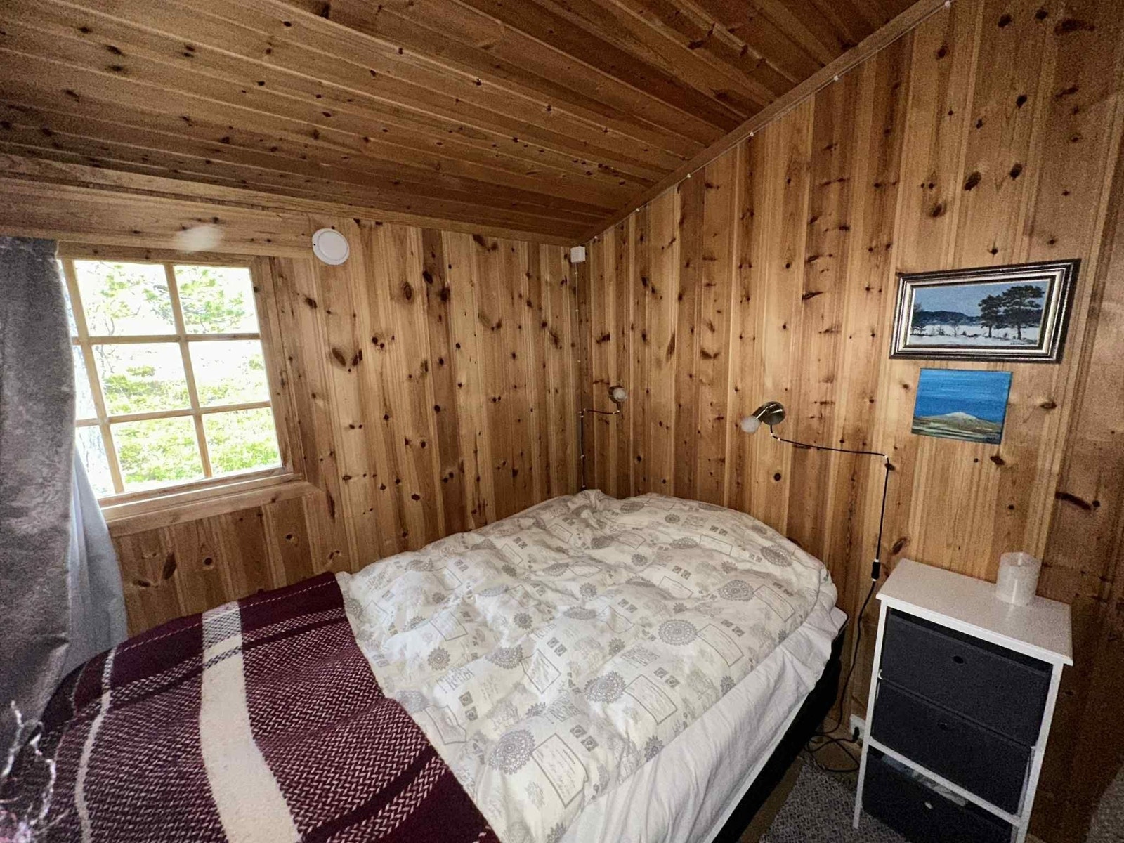 Soverom med plass til dobbeltseng. Galleribilde