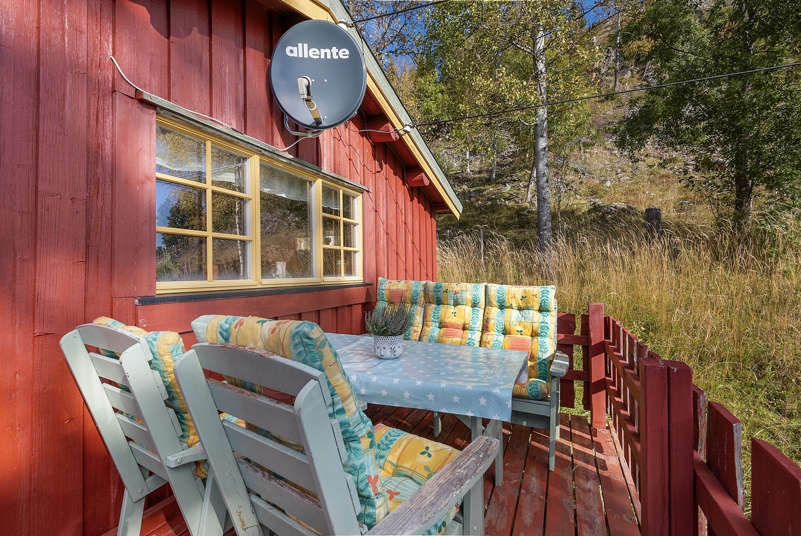 Fin uteplass. Galleribilde