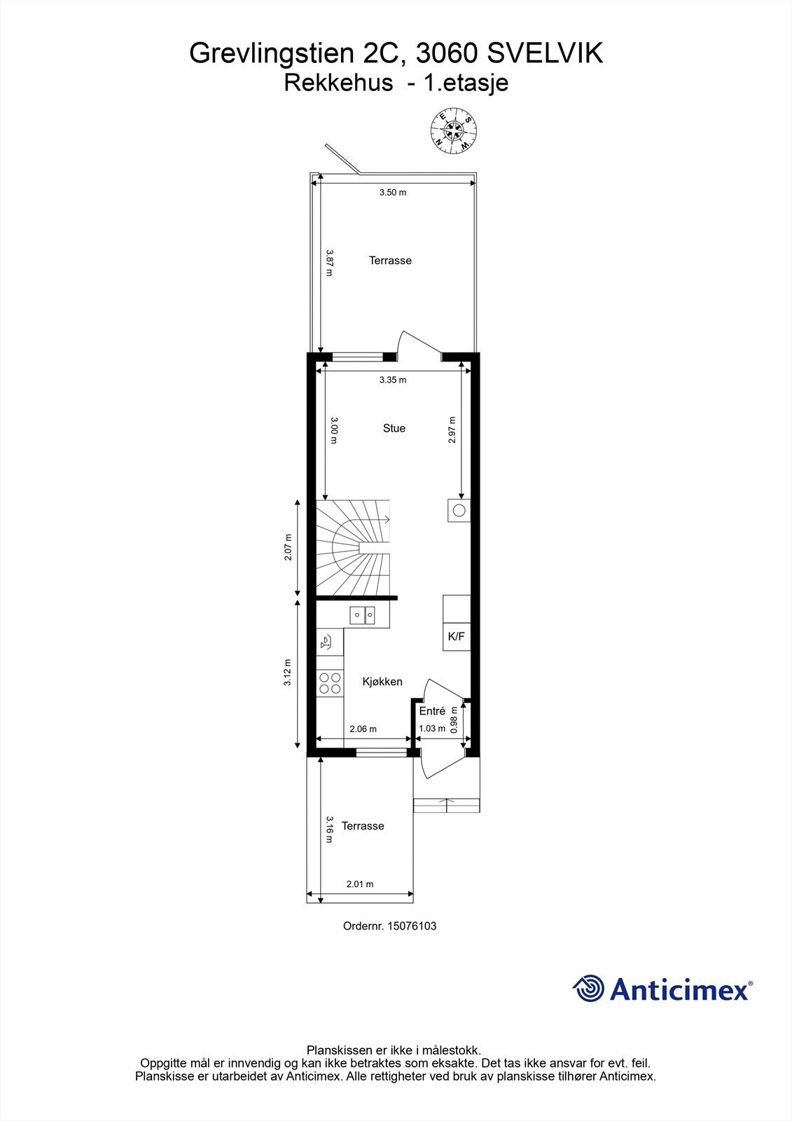 Plantegning 1.etasje Galleribilde