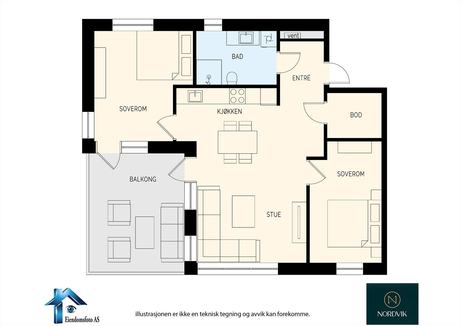 Planskisse Galleribilde