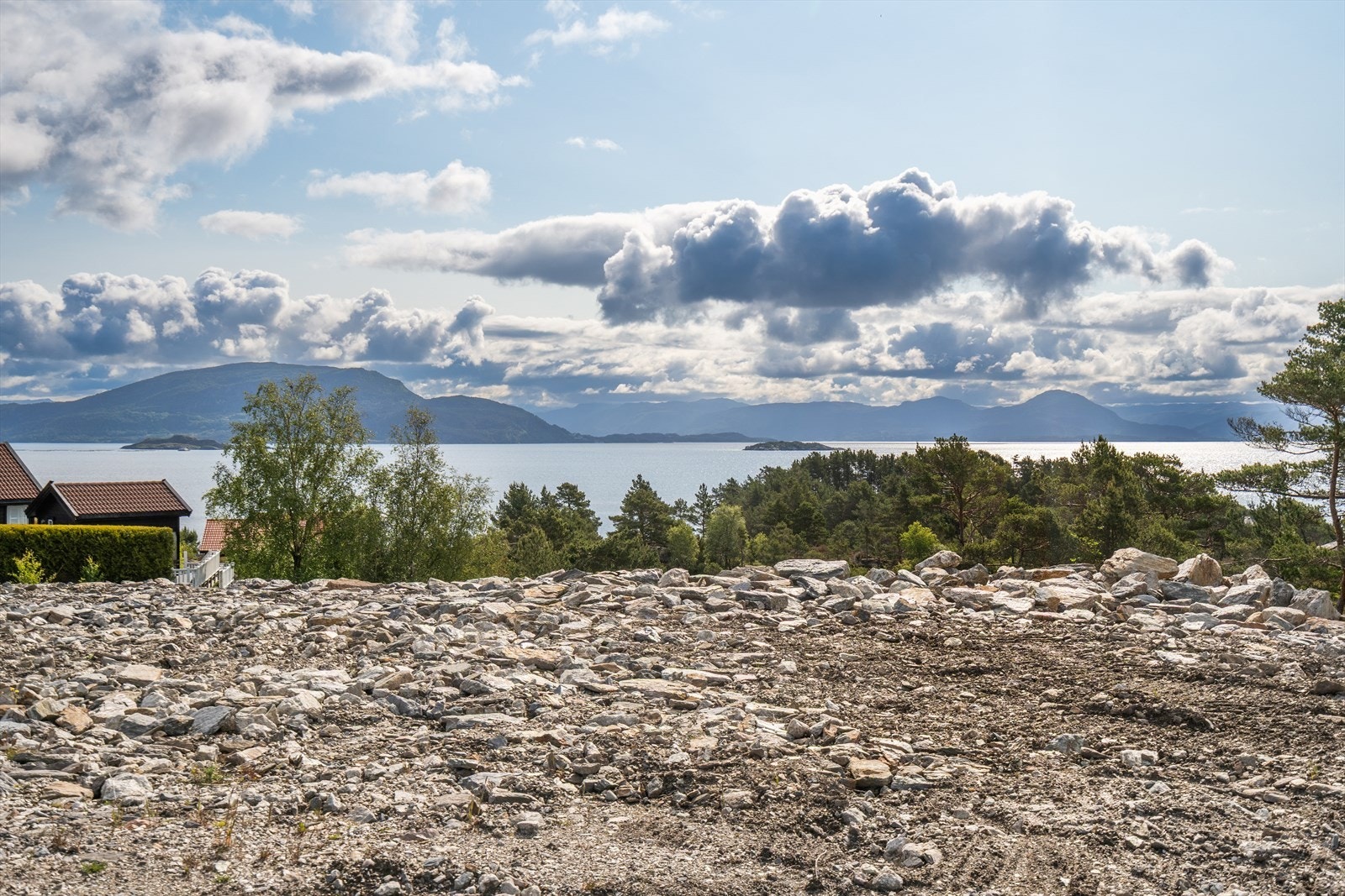 Utsiktsbilde fra en av tomtene Galleribilde
