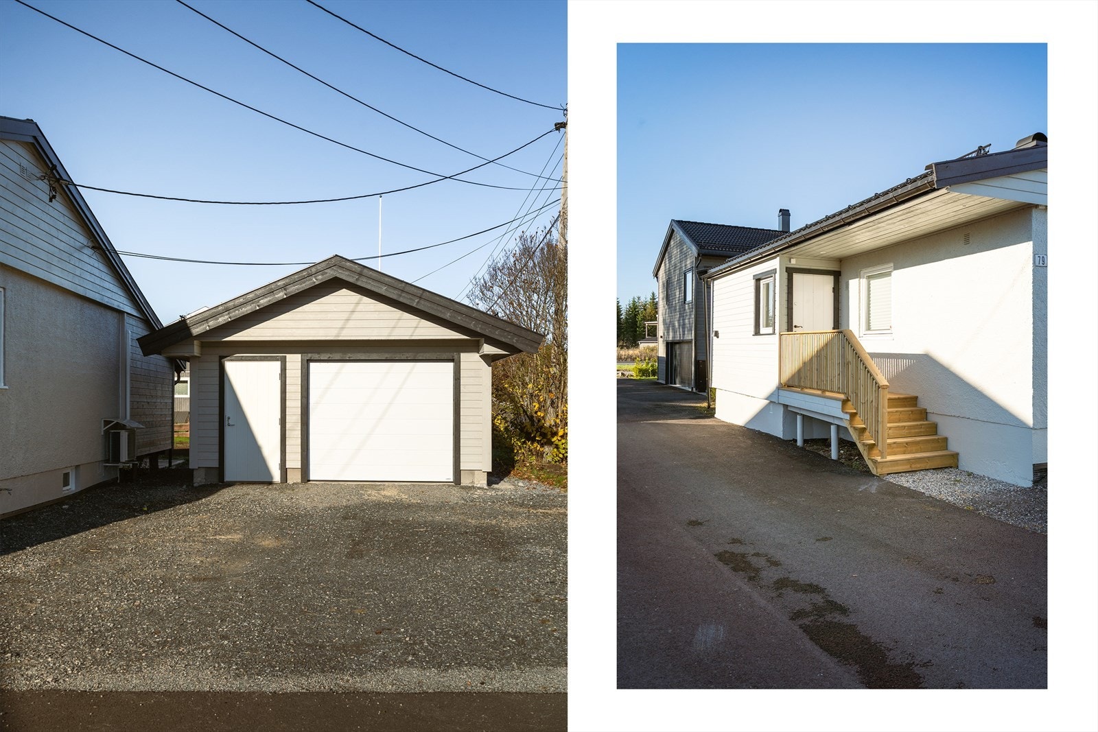 I 2023 ble boligen oppgradert med ny taktekking, og samme år ble det oppført en garasje på ca. 28 kvm. Boligen har et nybygget inngangsparti med velkomsttram på ca. 3 kvm. Galleribilde