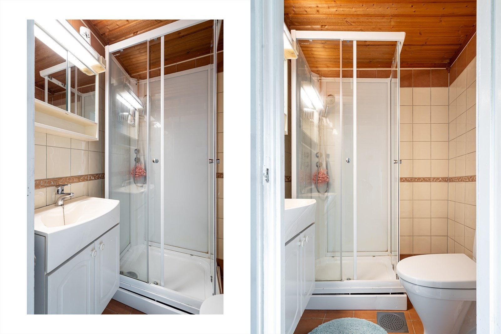 Boligen har bad og vaskekjeller, som begge bør oppgraderes for å møte dagens krav til standard. Galleribilde