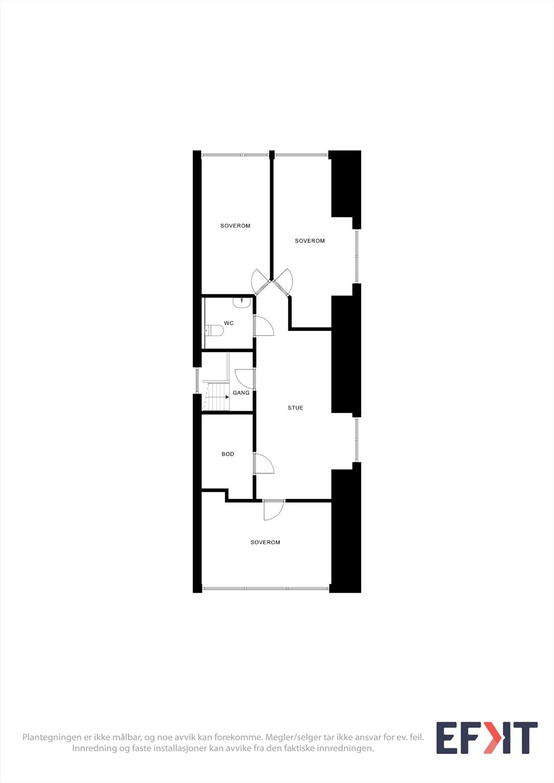 Plantegning loft Galleribilde