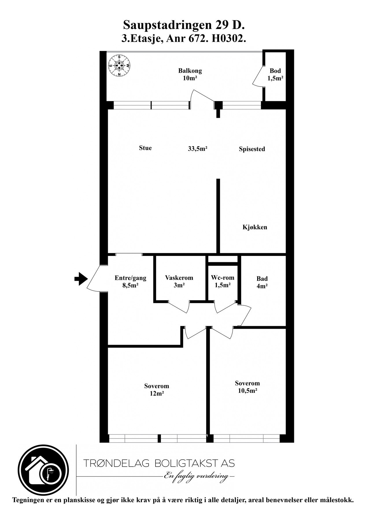 Planskisse. Galleribilde