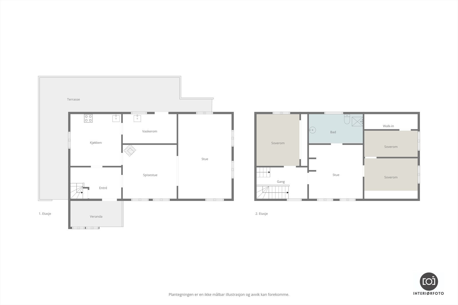 Plantegning Galleribilde