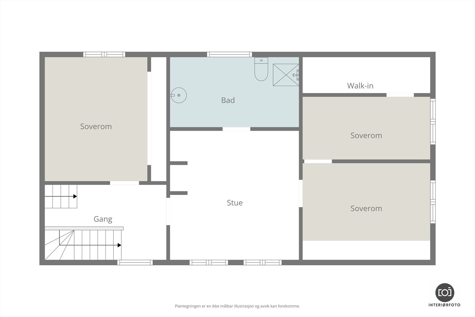 Plantegning Galleribilde