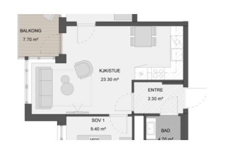 Plantegning Galleribilde