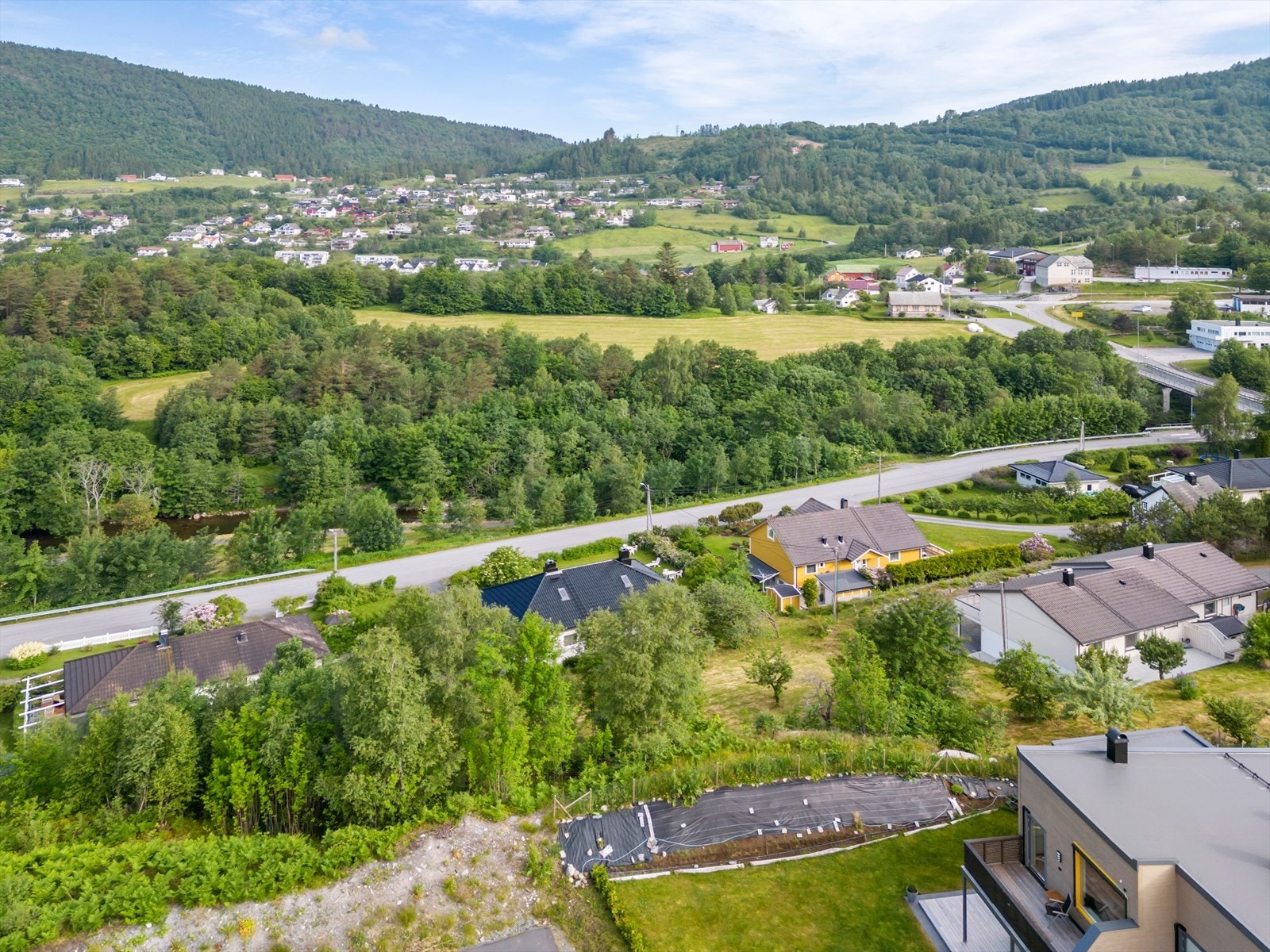 Dronebilde Galleribilde