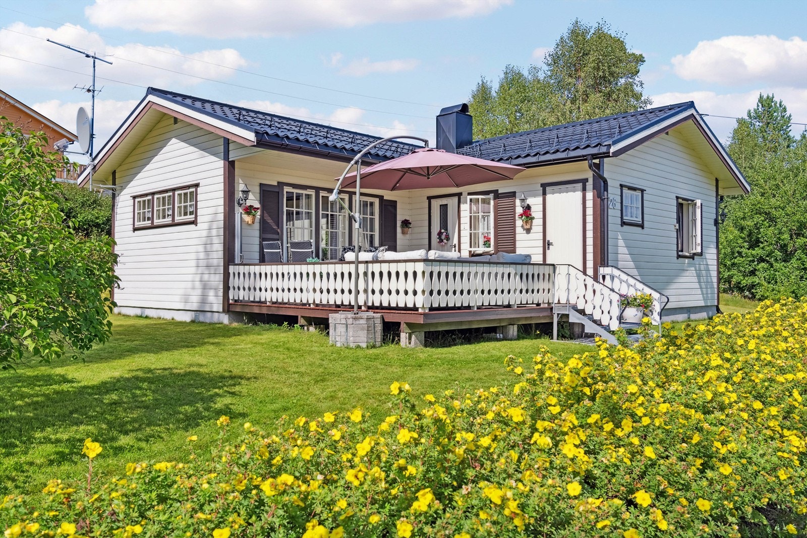 Opprinnelig ble eiendommen bygget som en enebolig, men kun blitt benyttet som fritidsbolig. (Foto: EFKT v/ Johan Anderson) Galleribilde
