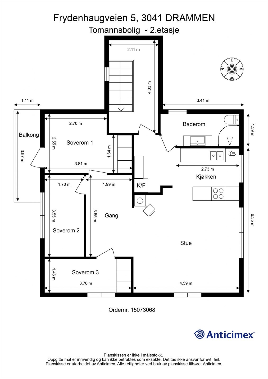 Plantegning - 2.etasje Galleribilde