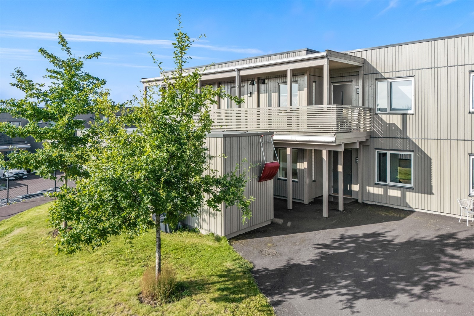 Bodanlegget er rett ved inngangspartiet til leiligheten Galleribilde