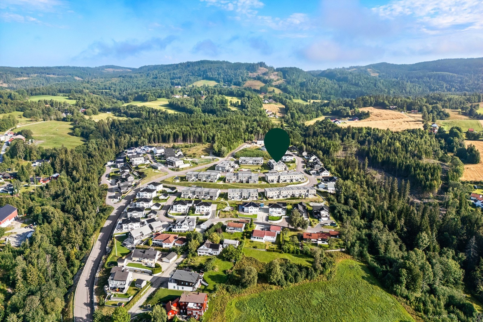 Svært barnevennlig beliggenhet i rolige omgivelser. Foto: Haiman Askari/Knipzet AS Galleribilde