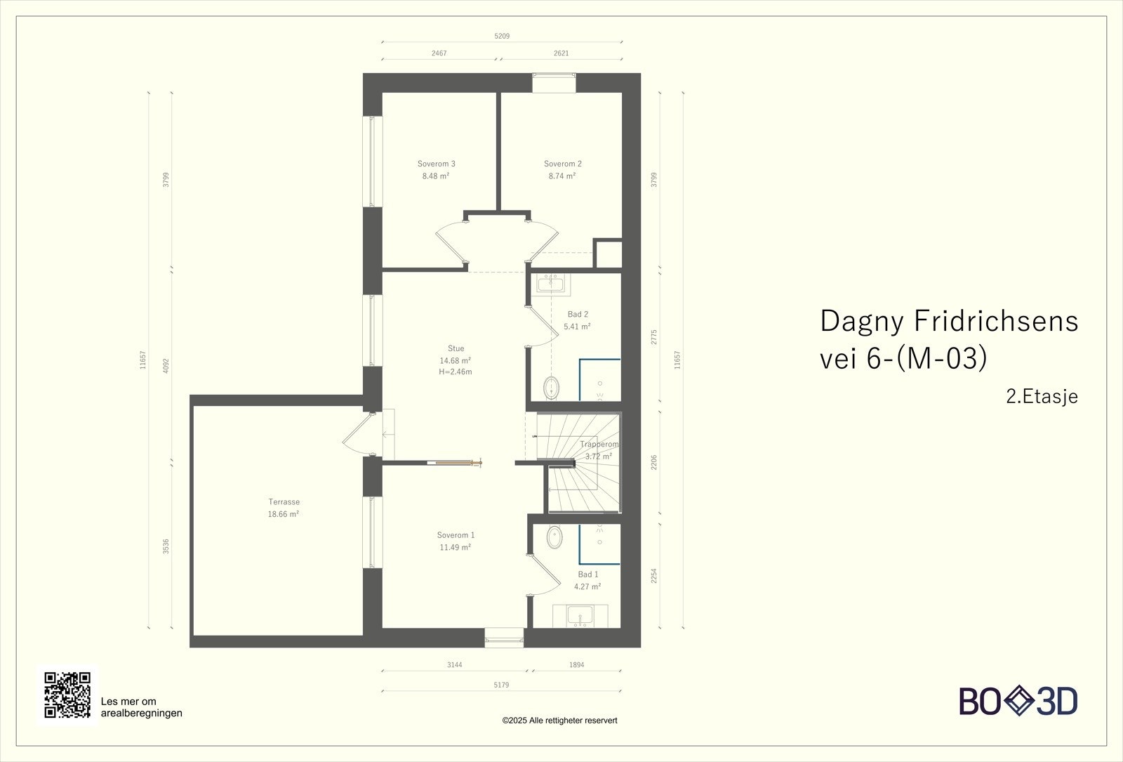 Plantegning - 2.etasje Galleribilde