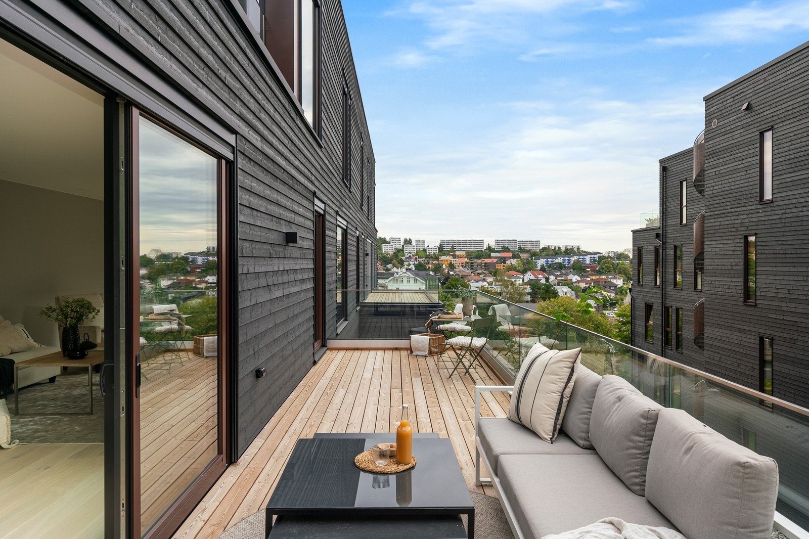 Hyggelig terrasse Galleribilde