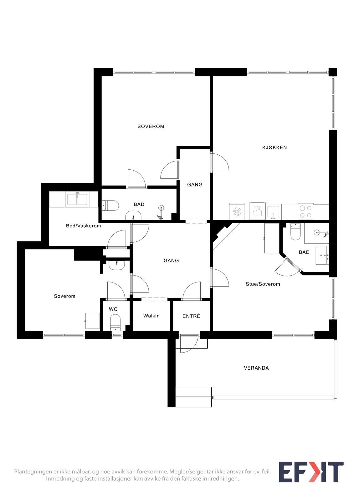 Planskisse Galleribilde