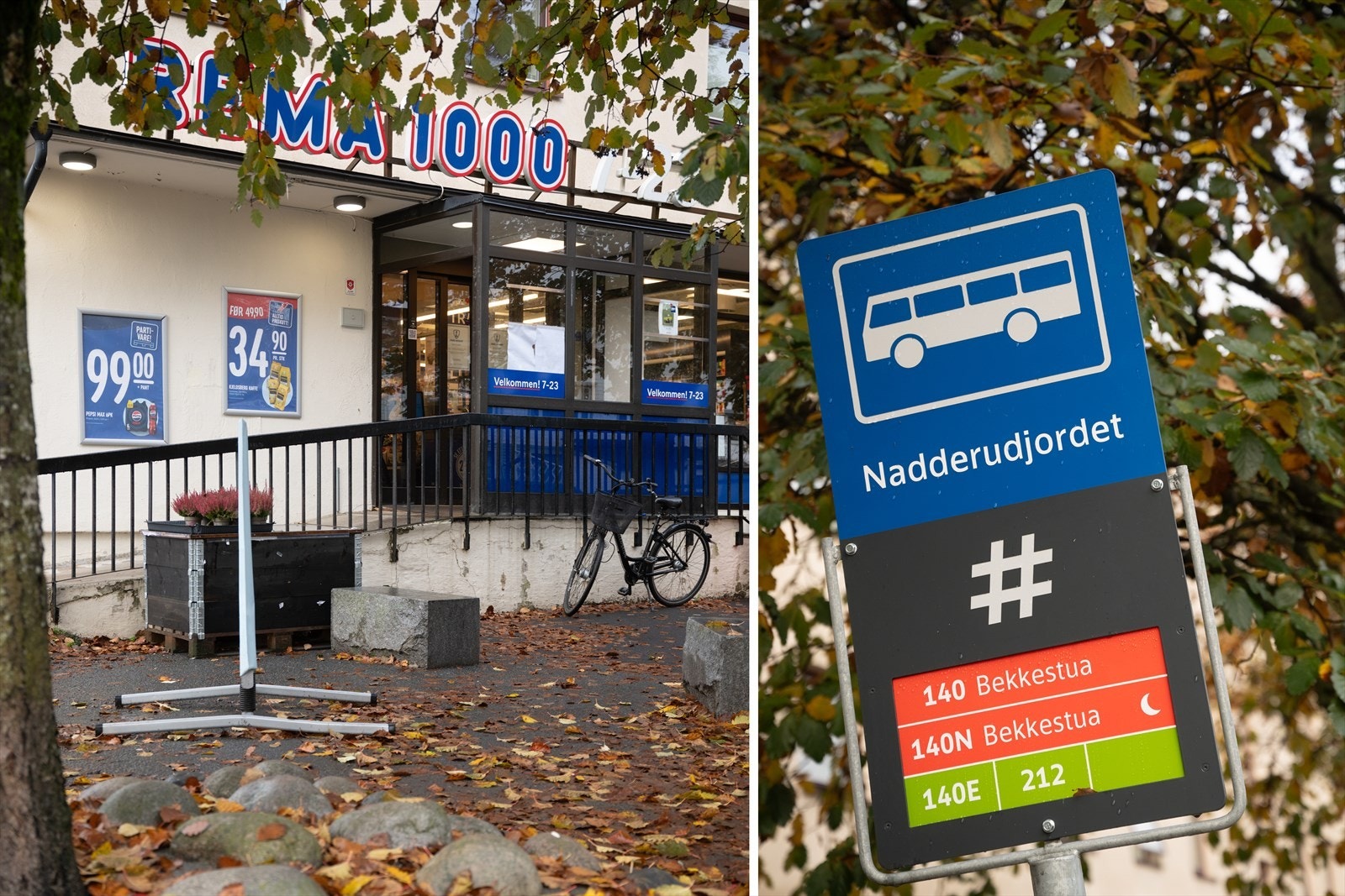 Du har dagligvarebutikker som Rema 1000 Nadderud innen få minutters gange Galleribilde