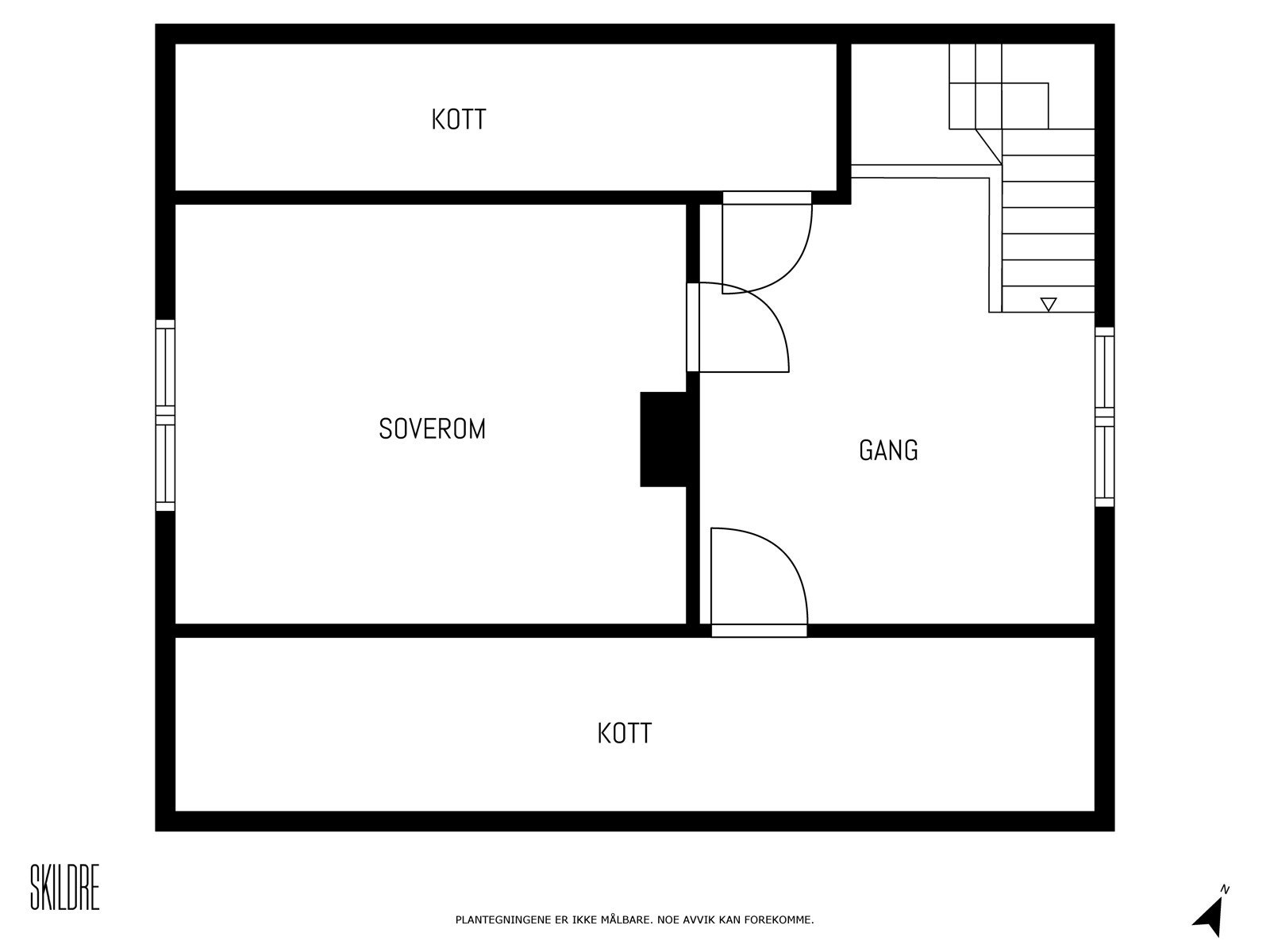 Plantegning 2.etasje/hemsetasje Galleribilde